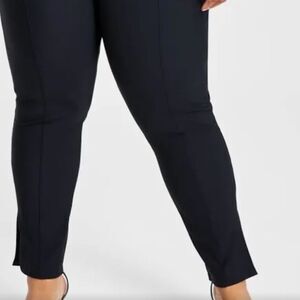 I-N-C INTERNATIONAL CONCEPTS PLUS SIZE PULL ON STYLE BLACK PANTS